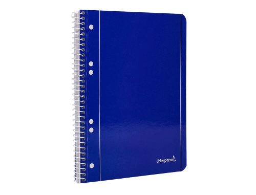 Caderno espiral liderpapel capa azul micro 80 f din a5 quadriculado , Liderpapel , 29113 , 8423473291133